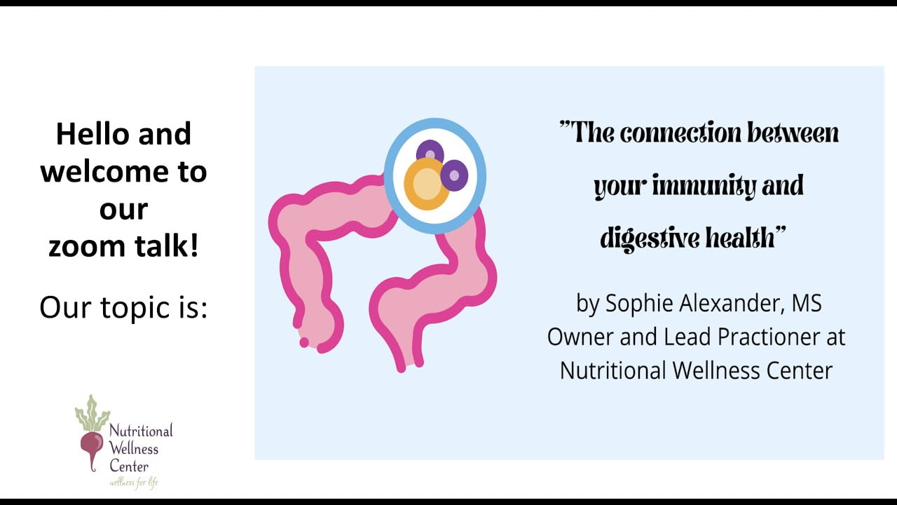 Inter-relationships Between Digestive Health and Immune Health with Sophie Alexander